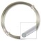 JewelrySupply German Style Silver Plated Round Wire 24 Gauge